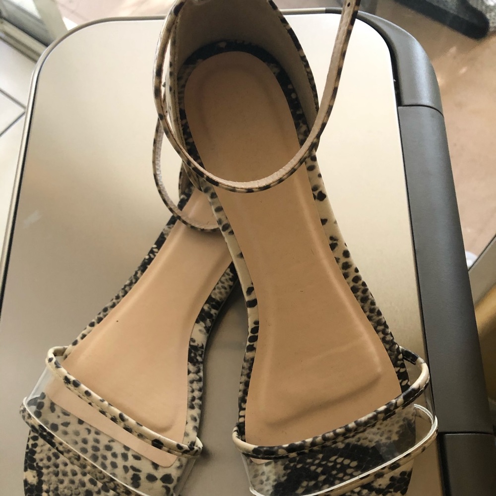 Black and Tan sandals